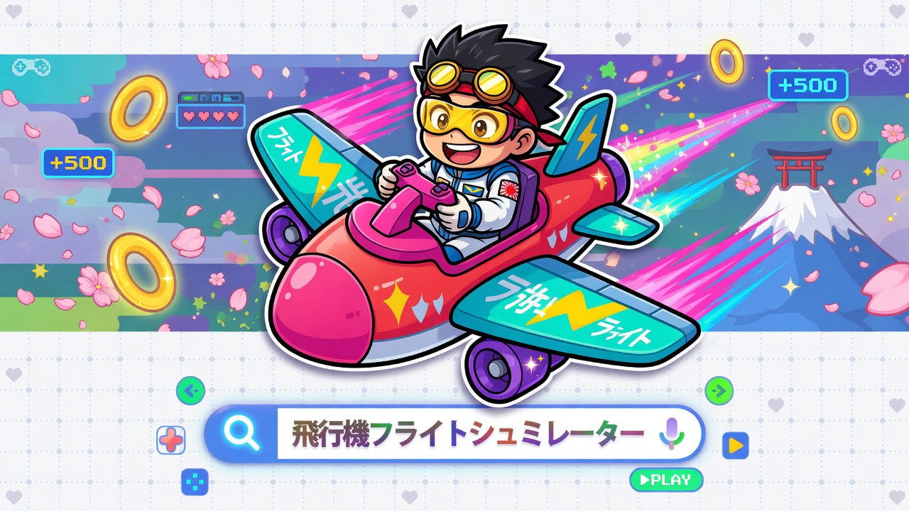 飛行機フライトシュミレーターグーグル