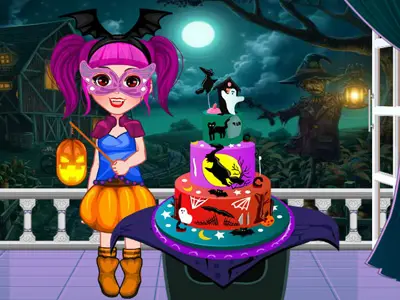Princess First Halloween - Ücretsiz Giydirme ve Pasta Yapma Oyunu