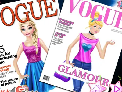 Princesses On Vogue Cover - Ücretsiz Moda Oyunları